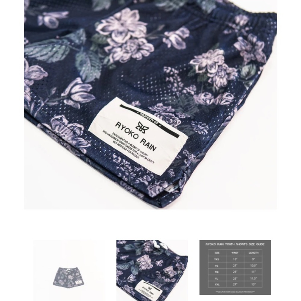 Ryoko Rain Exclusive Midnight Blue Shorts